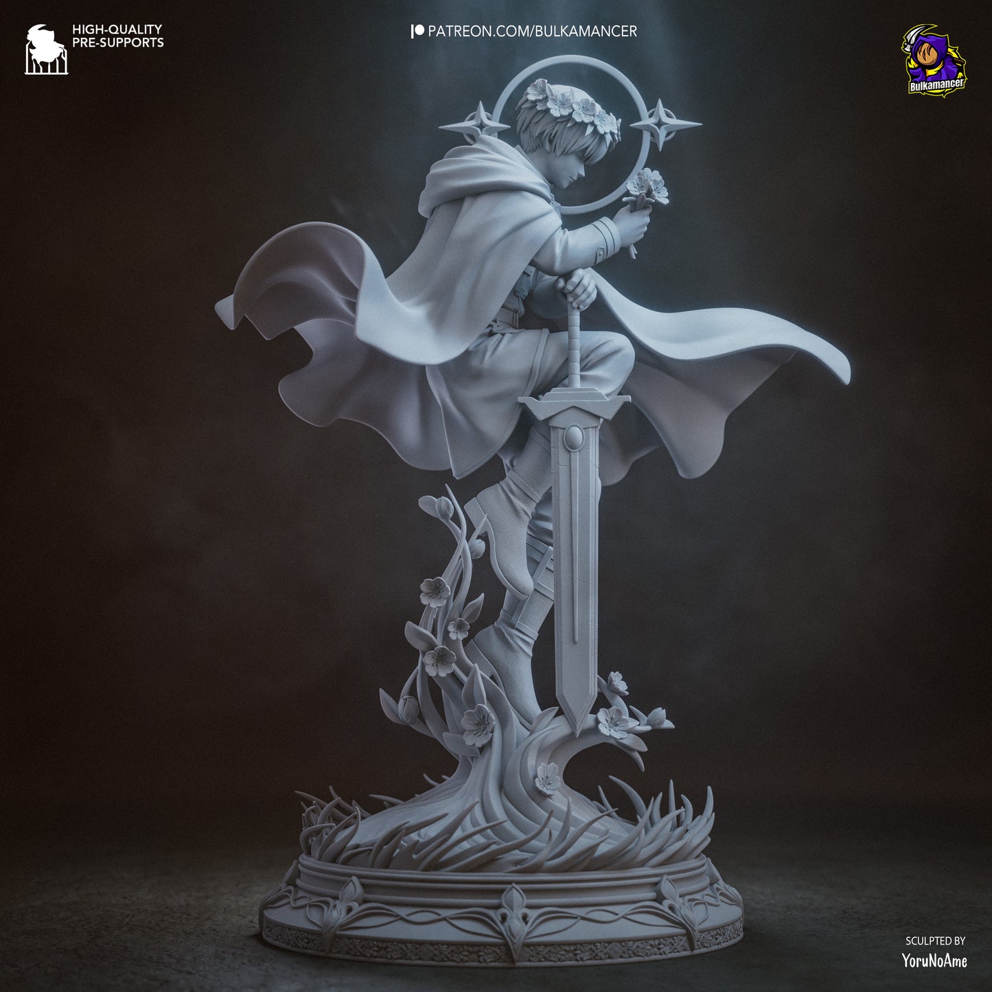 Himmel from Frieren by Bulkamancer | High Quality Resin Print | Painted Commissions available! - Sephiknot