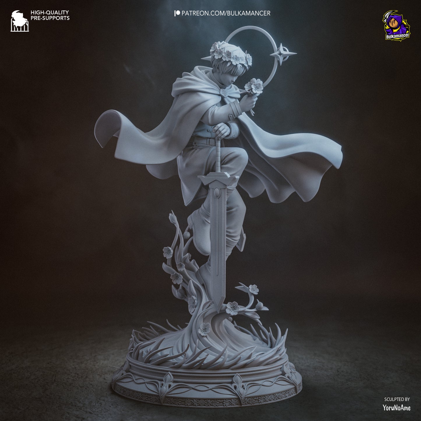 Himmel from Frieren by Bulkamancer | High Quality Resin Print | Painted Commissions available! - Sephiknot