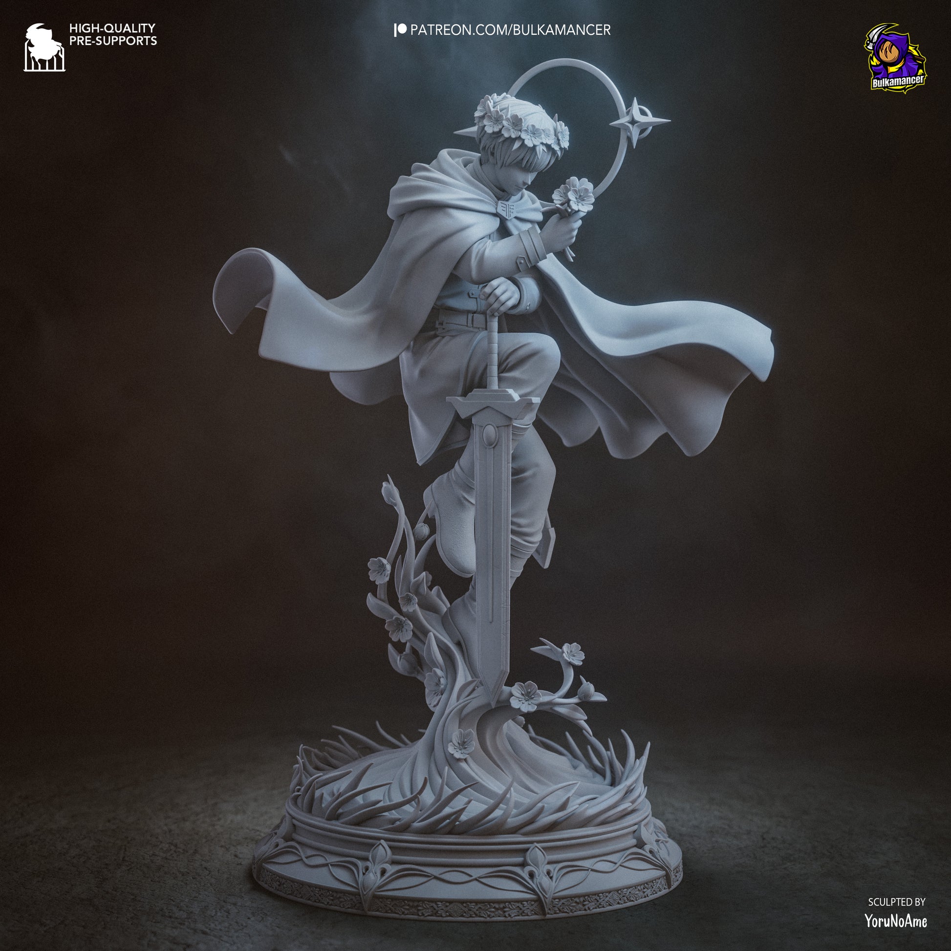 Himmel from Frieren by Bulkamancer | High Quality Resin Print | Painted Commissions available! - Sephiknot