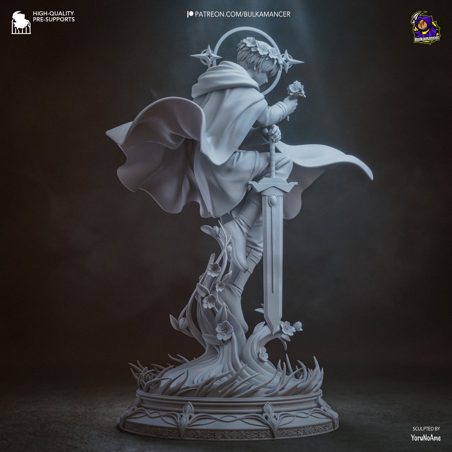 Himmel from Frieren by Bulkamancer | High Quality Resin Print | Painted Commissions available! - Sephiknot
