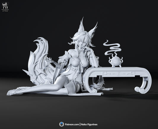 Hsin from Wuthering Waves by Neko Figurines | High Quality Resin Print | Painted Commissions available!