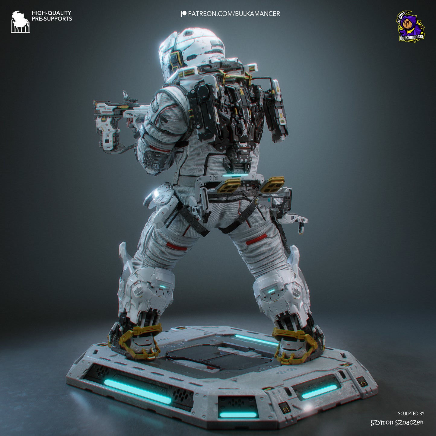 Hugh from Pragmata by Bulkamancer | High Quality Resin Print | Painted Commissions available! - Sephiknot