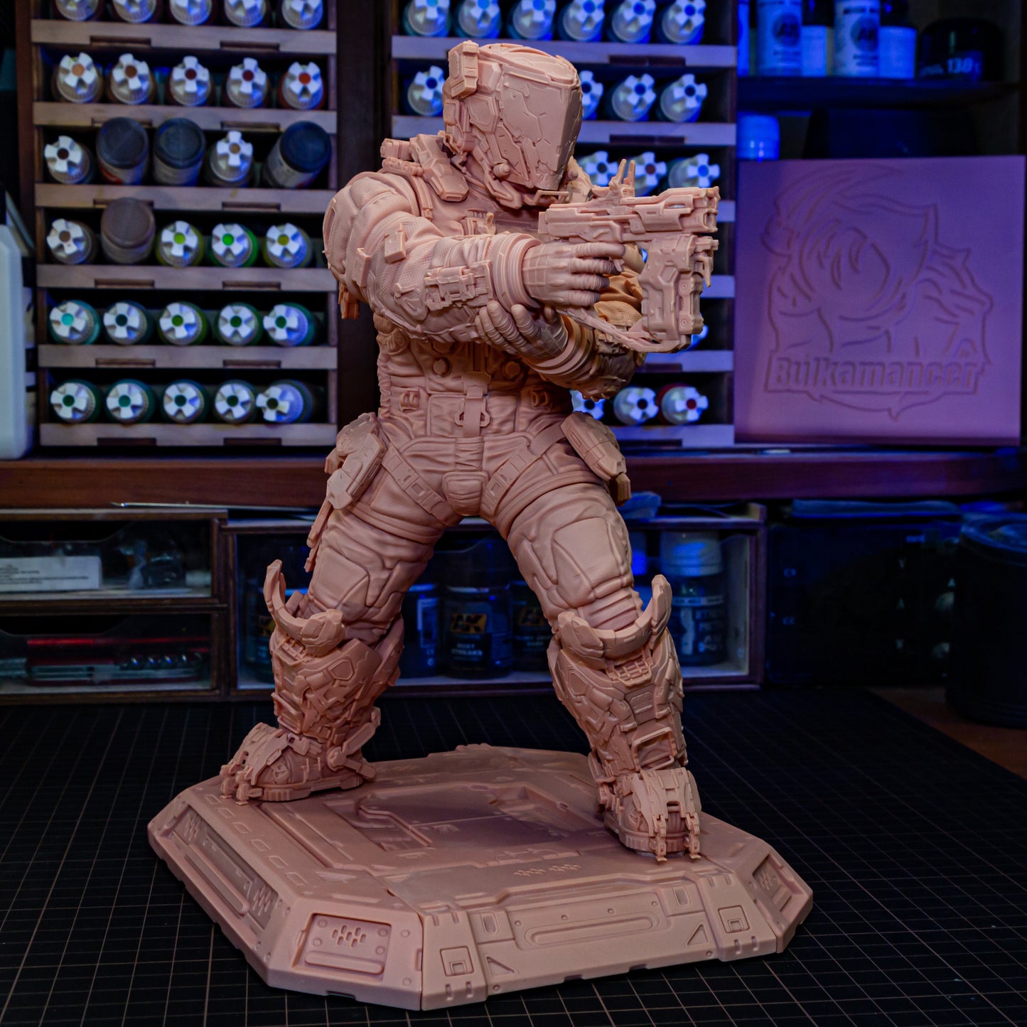 Hugh from Pragmata by Bulkamancer | High Quality Resin Print | Painted Commissions available! - Sephiknot