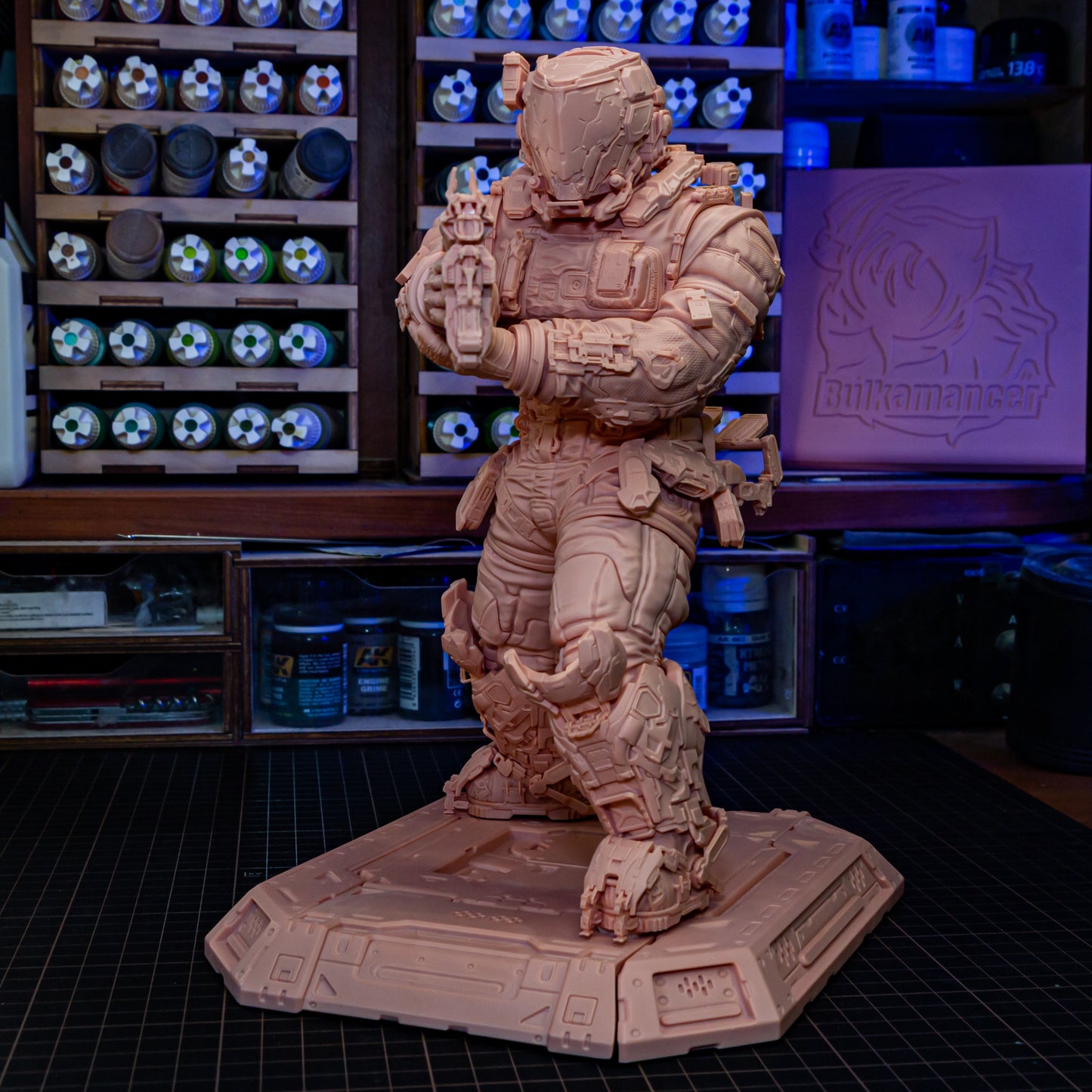 Hugh from Pragmata by Bulkamancer | High Quality Resin Print | Painted Commissions available! - Sephiknot