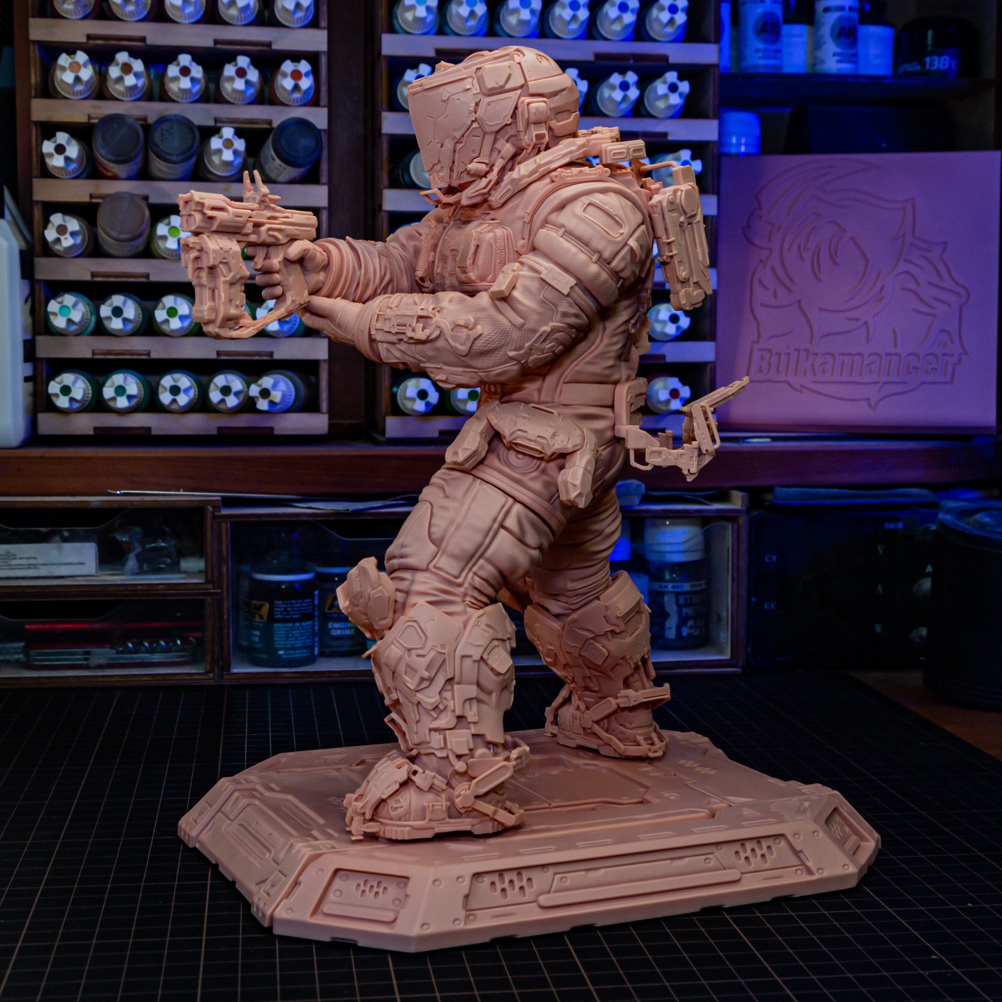 Hugh from Pragmata by Bulkamancer | High Quality Resin Print | Painted Commissions available! - Sephiknot