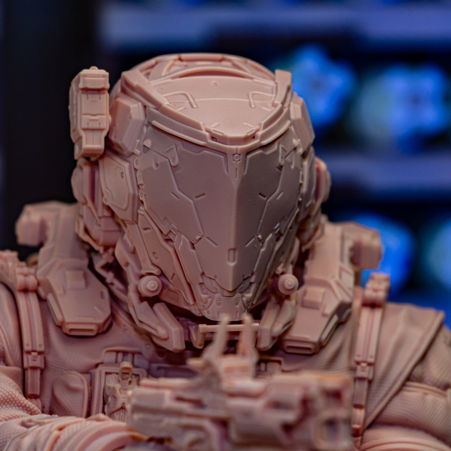 Hugh from Pragmata by Bulkamancer | High Quality Resin Print | Painted Commissions available! - Sephiknot