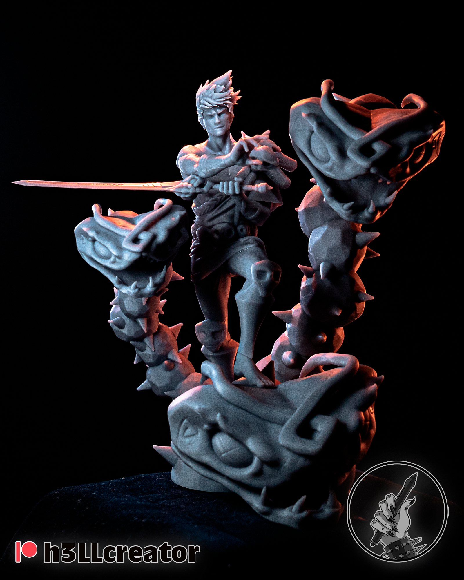 Zagreus Garage Kit | Fanmade Model by h3llcreator | Wayward son | 3D Printed - Sephiknot