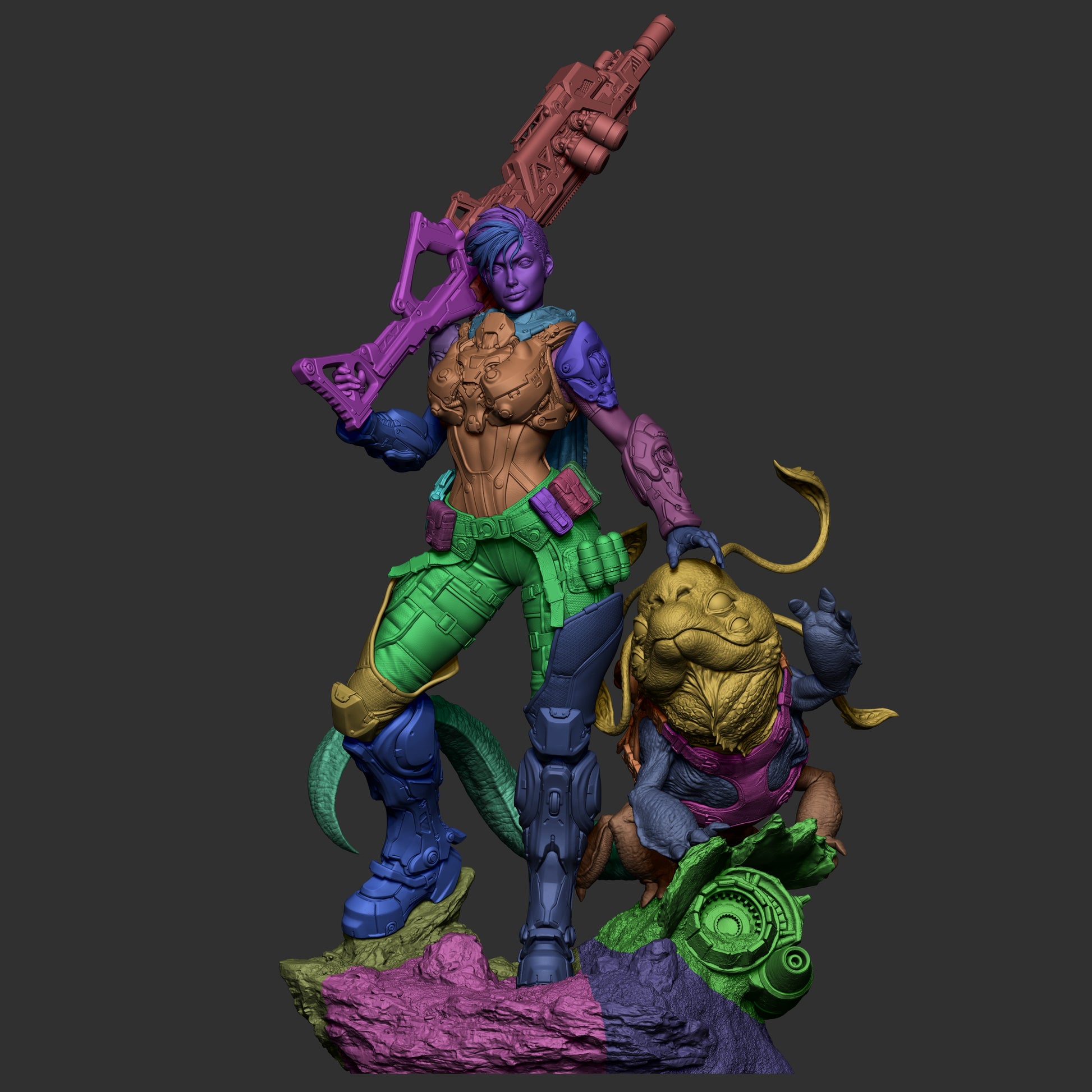 Kyla by CA3D | High Quality Resin Print | Painted Commissions available! - Sephiknot