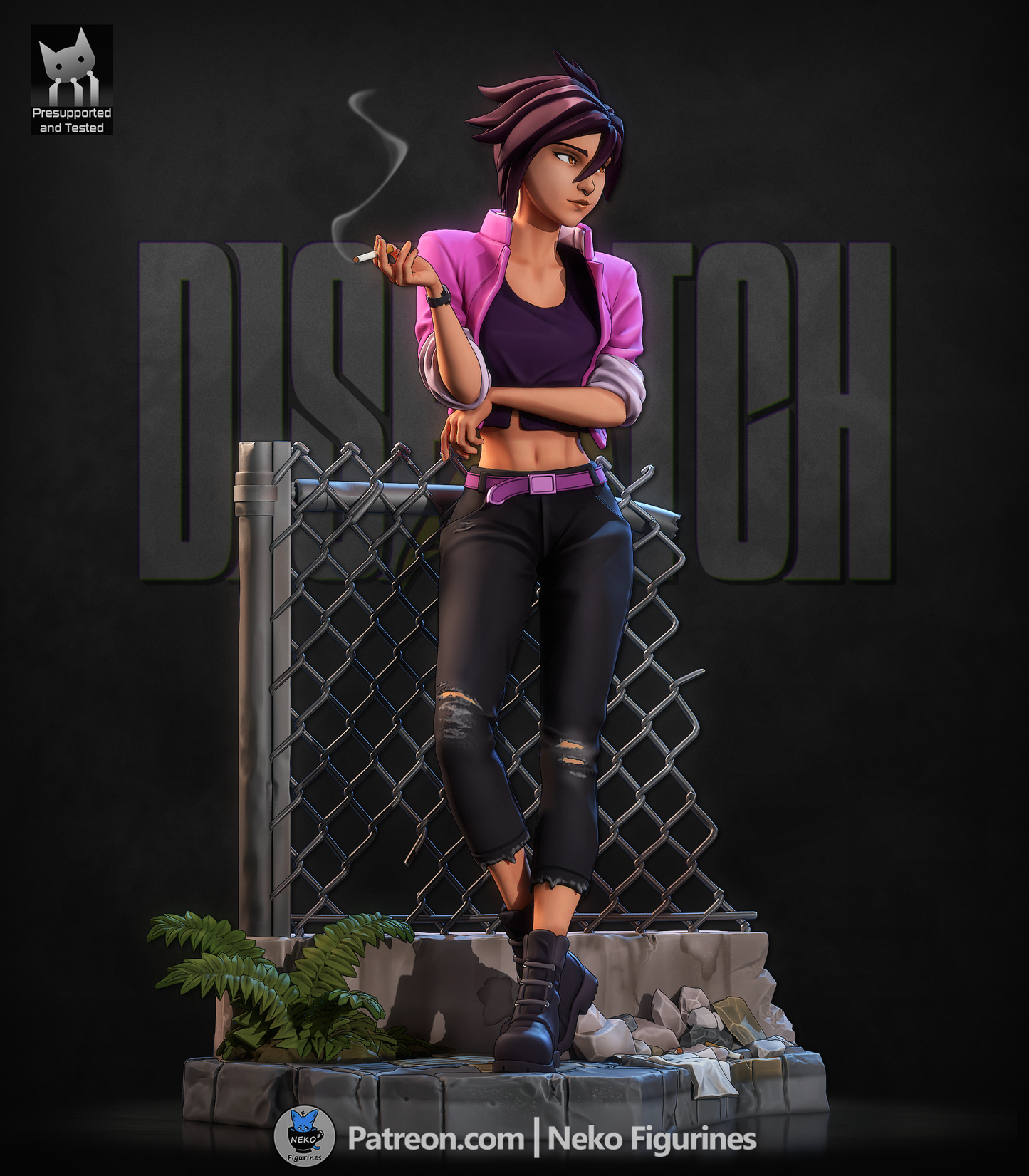 Invisigal from Dispatch by Neko Figurines | High Quality Resin Print | Painted Commissions available!