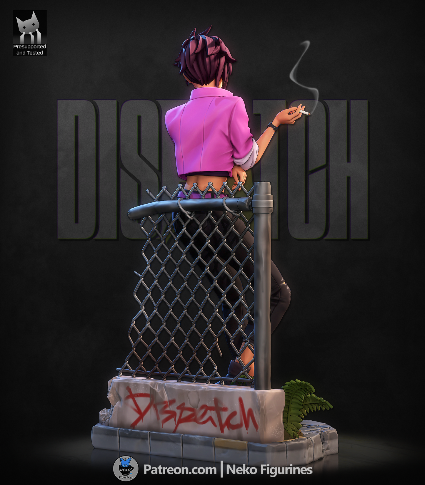 Invisigal from Dispatch by Neko Figurines | High Quality Resin Print | Painted Commissions available!