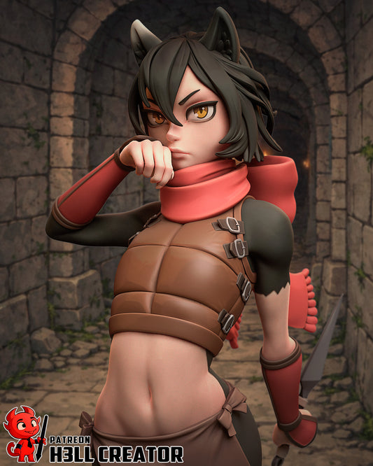 Izutsumi Garage Kit | Fanmade Model by h3llCreator | Delicious in Dungeon | 3D Printed