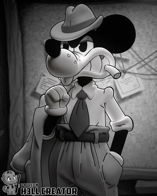 Jack from Mouse PI by h3ll creator | High Quality Resin Print | Painted Commissions available!