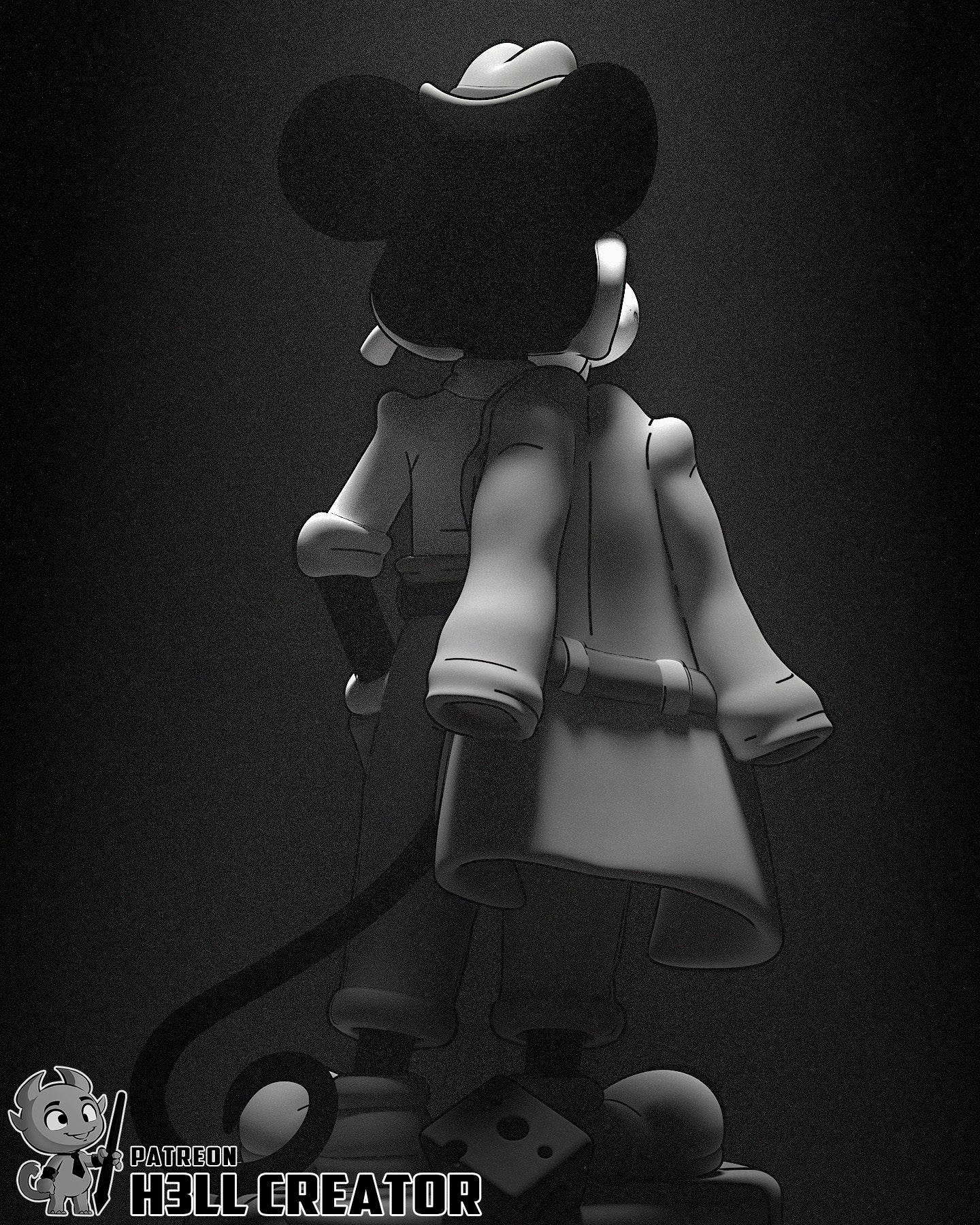 Jack from Mouse PI by h3ll creator | High Quality Resin Print | Painted Commissions available! - Sephiknot