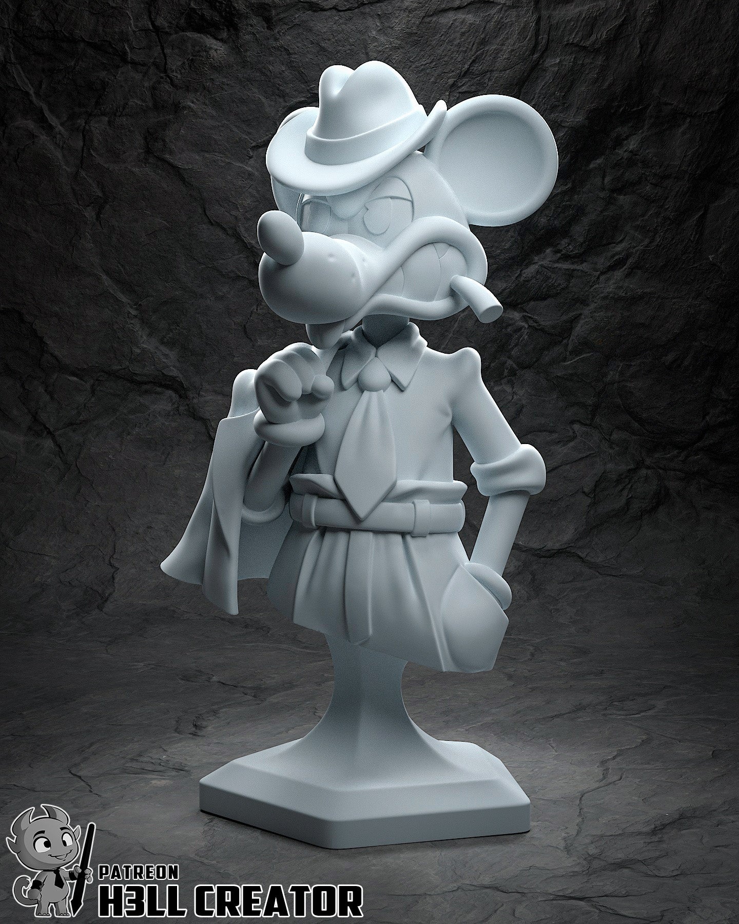 Jack from Mouse PI by h3ll creator | High Quality Resin Print | Painted Commissions available! - Sephiknot