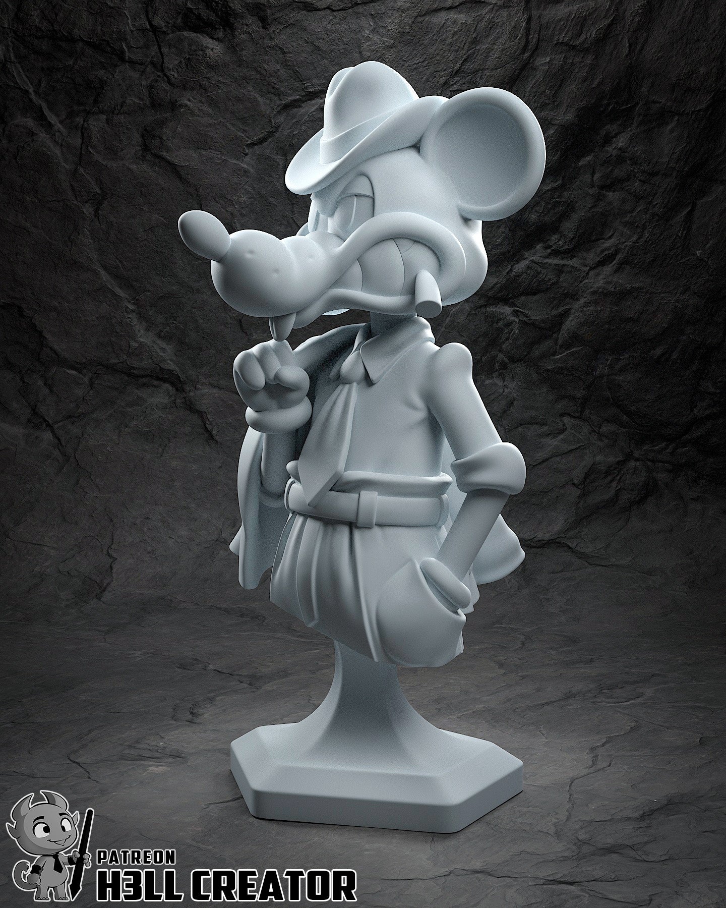 Jack from Mouse PI by h3ll creator | High Quality Resin Print | Painted Commissions available! - Sephiknot