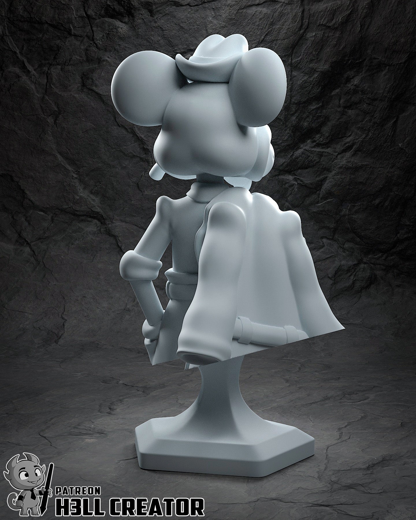 Jack from Mouse PI by h3ll creator | High Quality Resin Print | Painted Commissions available! - Sephiknot
