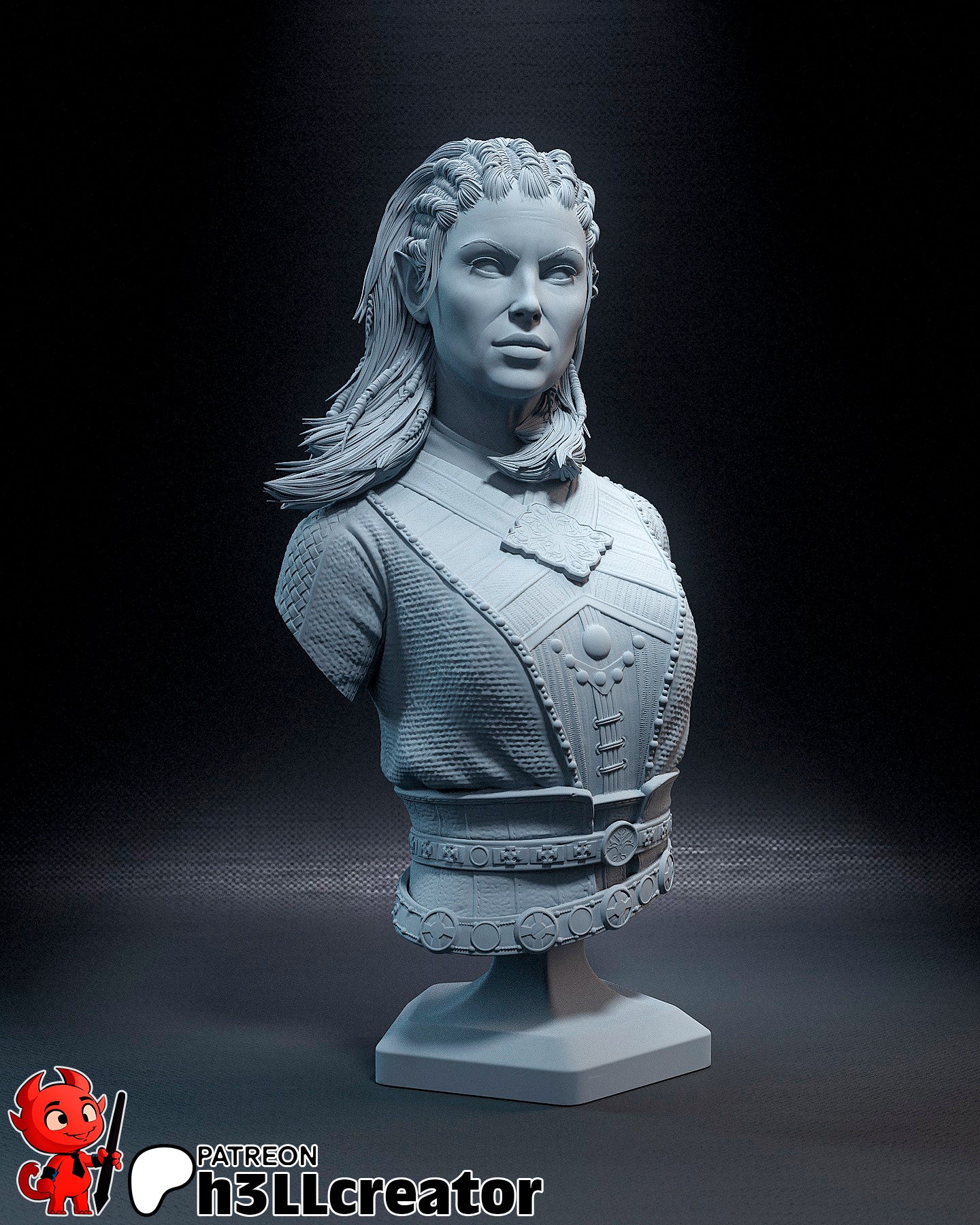Jaheira Garage Kit | Fanmade Model by h3llCreator | Baldurs Gate | 3D Printed - Sephiknot