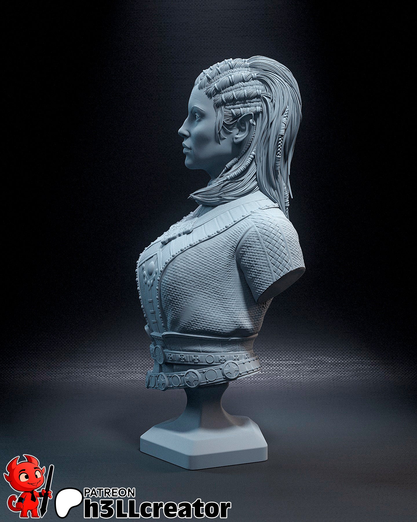 Jaheira Garage Kit | Fanmade Model by h3llCreator | Baldurs Gate | 3D Printed - Sephiknot
