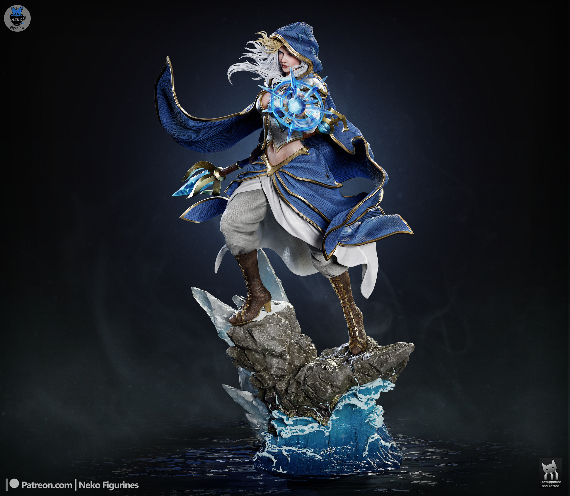 Jaina Proudmoore from Warcraft by Neko Figurines | High Quality Resin Print | Painted Commissions available! - Sephiknot
