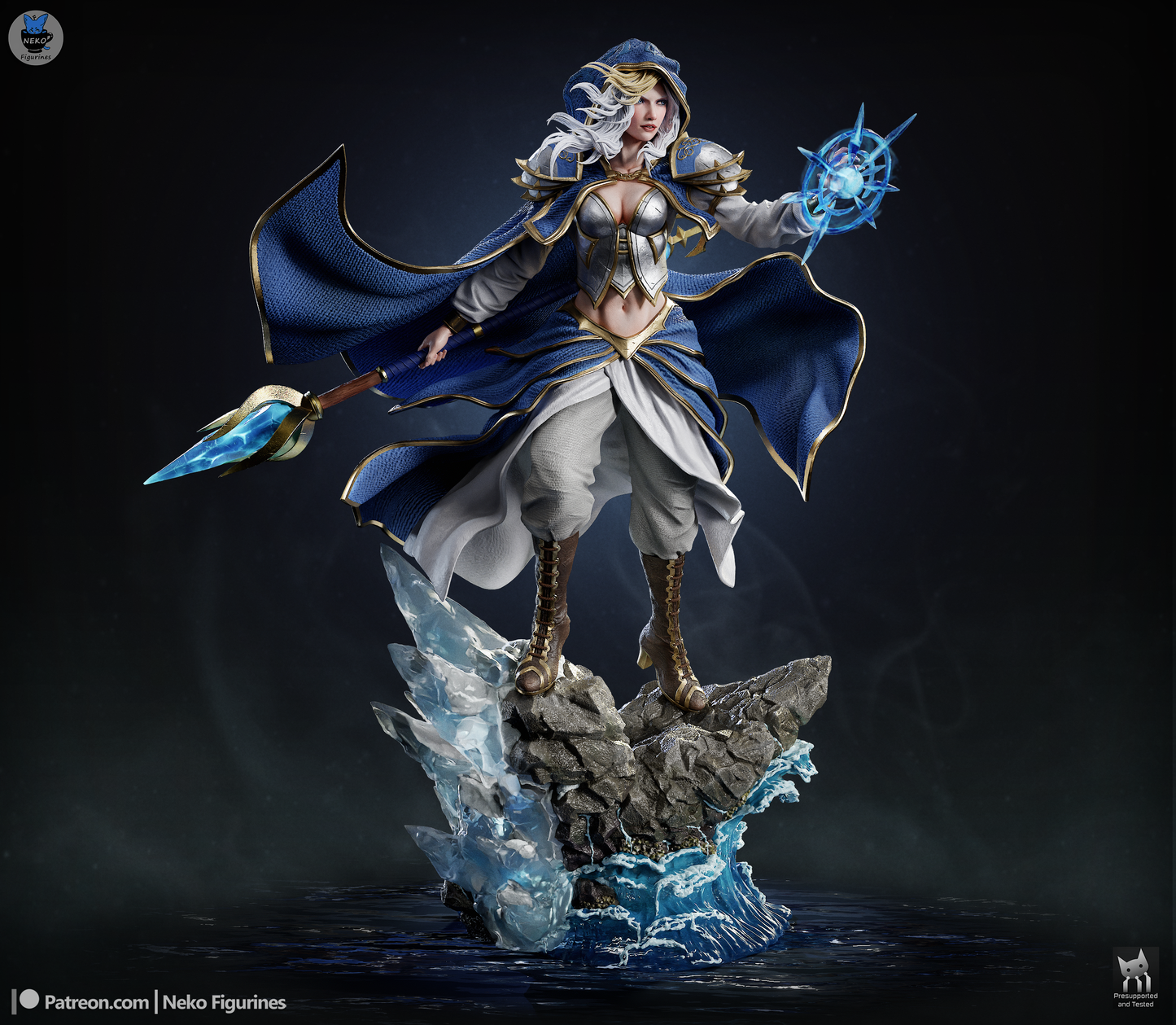 Jaina Proudmoore from Warcraft by Neko Figurines | High Quality Resin Print | Painted Commissions available! - Sephiknot