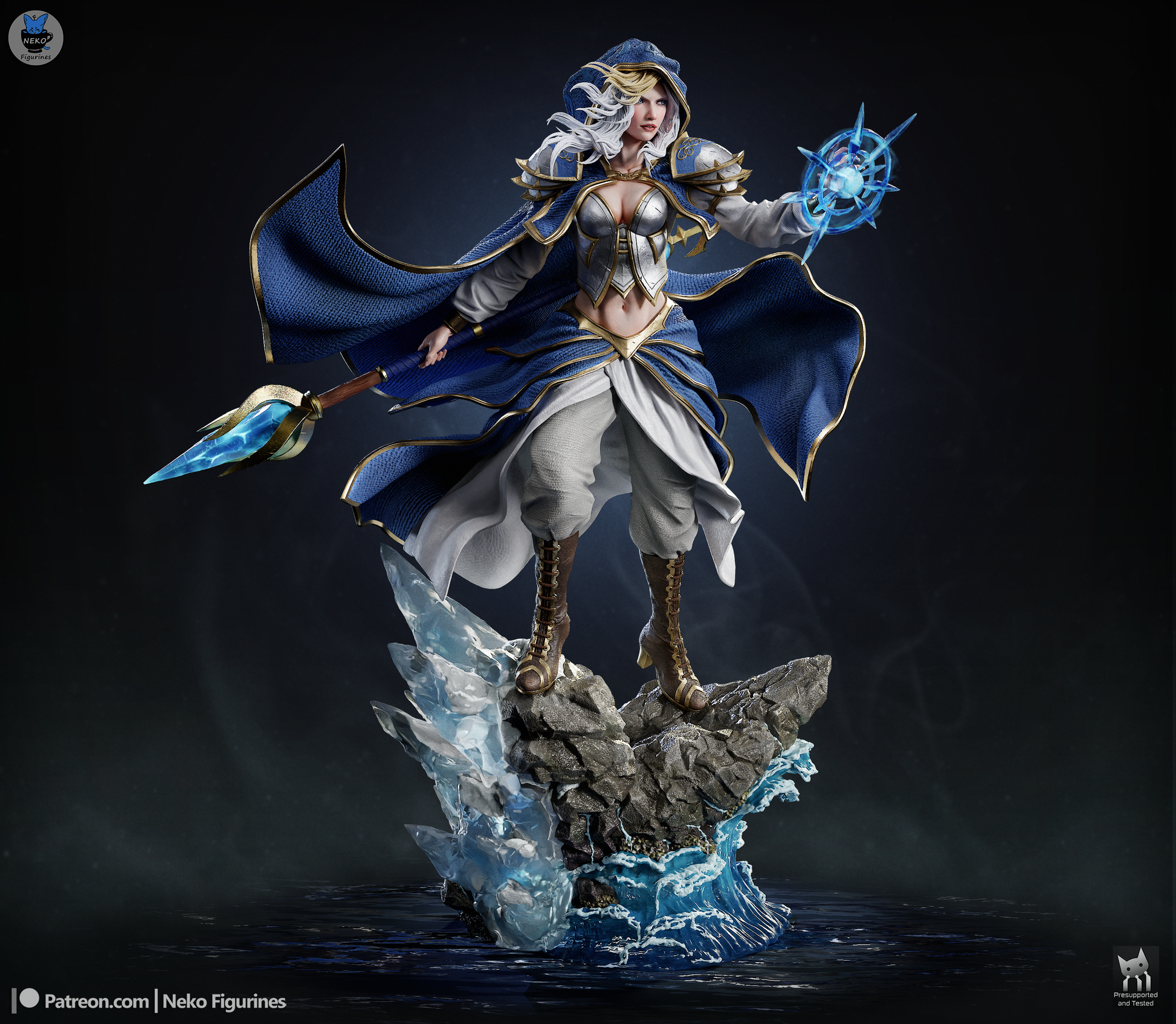 Jaina Proudmoore from Warcraft by Neko Figurines | High Quality Resin Print | Painted Commissions available! - Sephiknot
