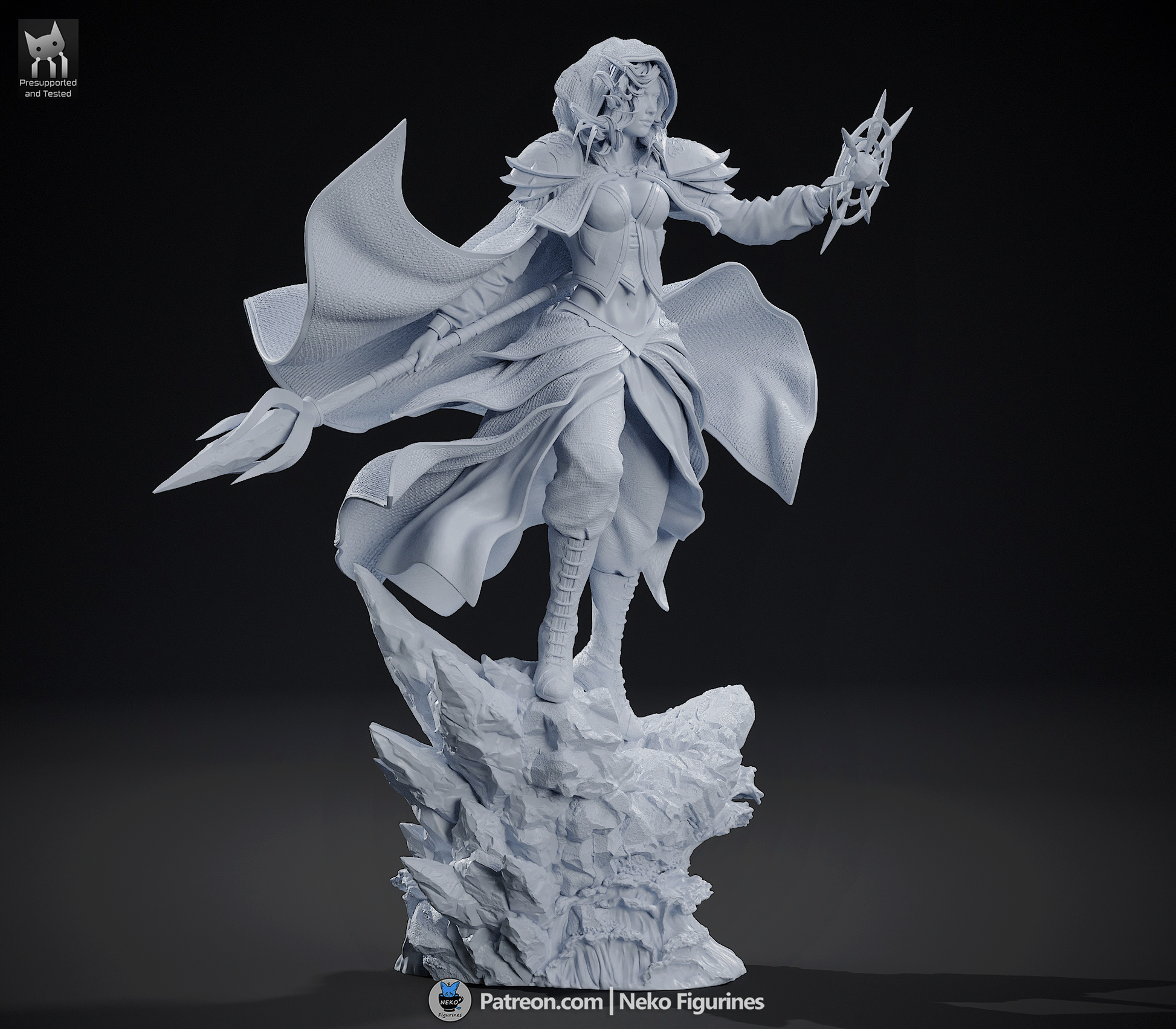 Jaina Proudmoore from Warcraft by Neko Figurines | High Quality Resin Print | Painted Commissions available! - Sephiknot