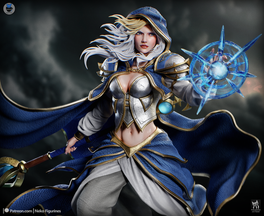 Jaina Proudmoore from Warcraft by Neko Figurines | High Quality Resin Print | Painted Commissions available!