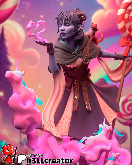 Jester Garage Kit | Fanmade Model by h3llCreator | Critical Role | 3D Printed - Sephiknot
