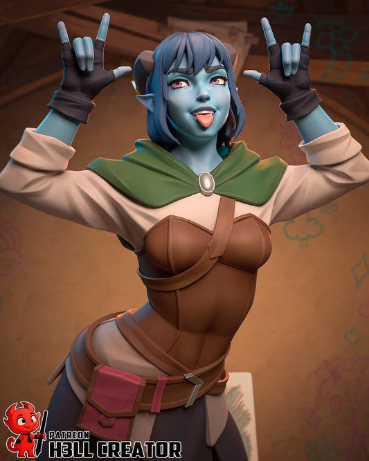 Jester from The Mighty Nein by h3ll creator | High Quality Resin Print | Painted Commissions available!