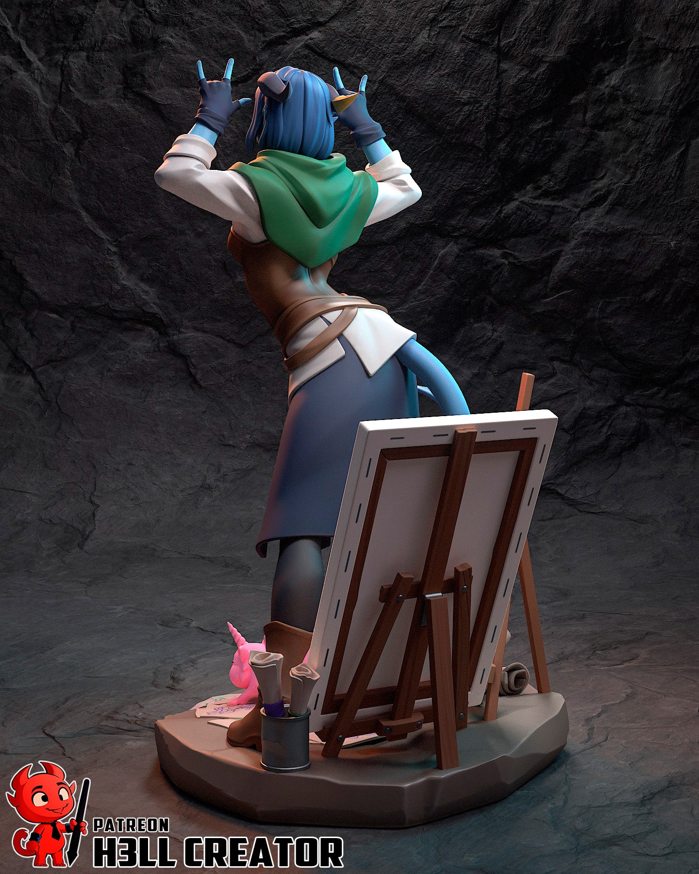 Jester from The Mighty Nein by h3ll creator | High Quality Resin Print | Painted Commissions available! - Sephiknot