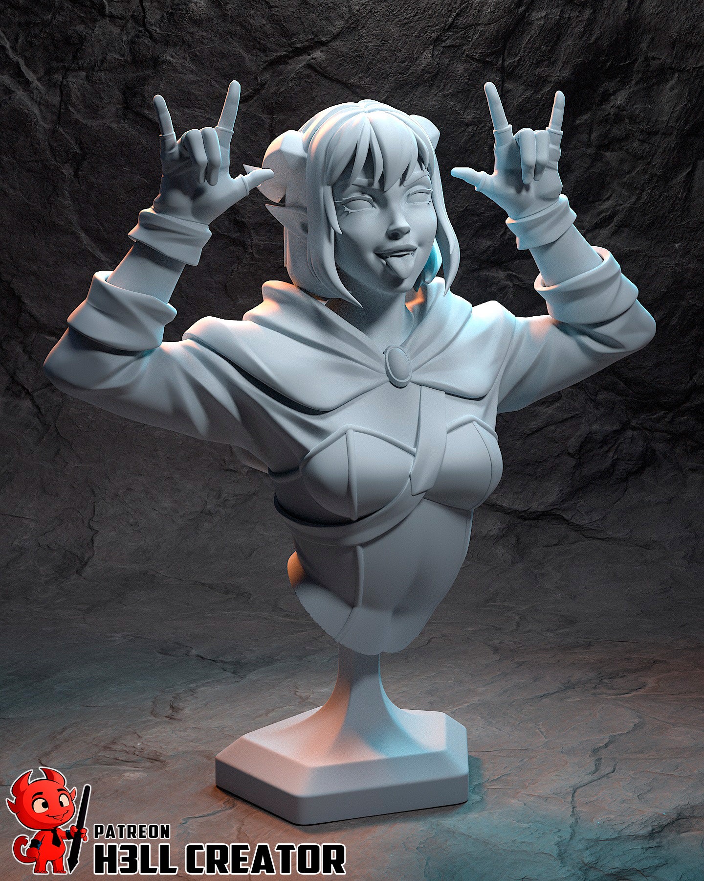 Jester from The Mighty Nein by h3ll creator | High Quality Resin Print | Painted Commissions available! - Sephiknot