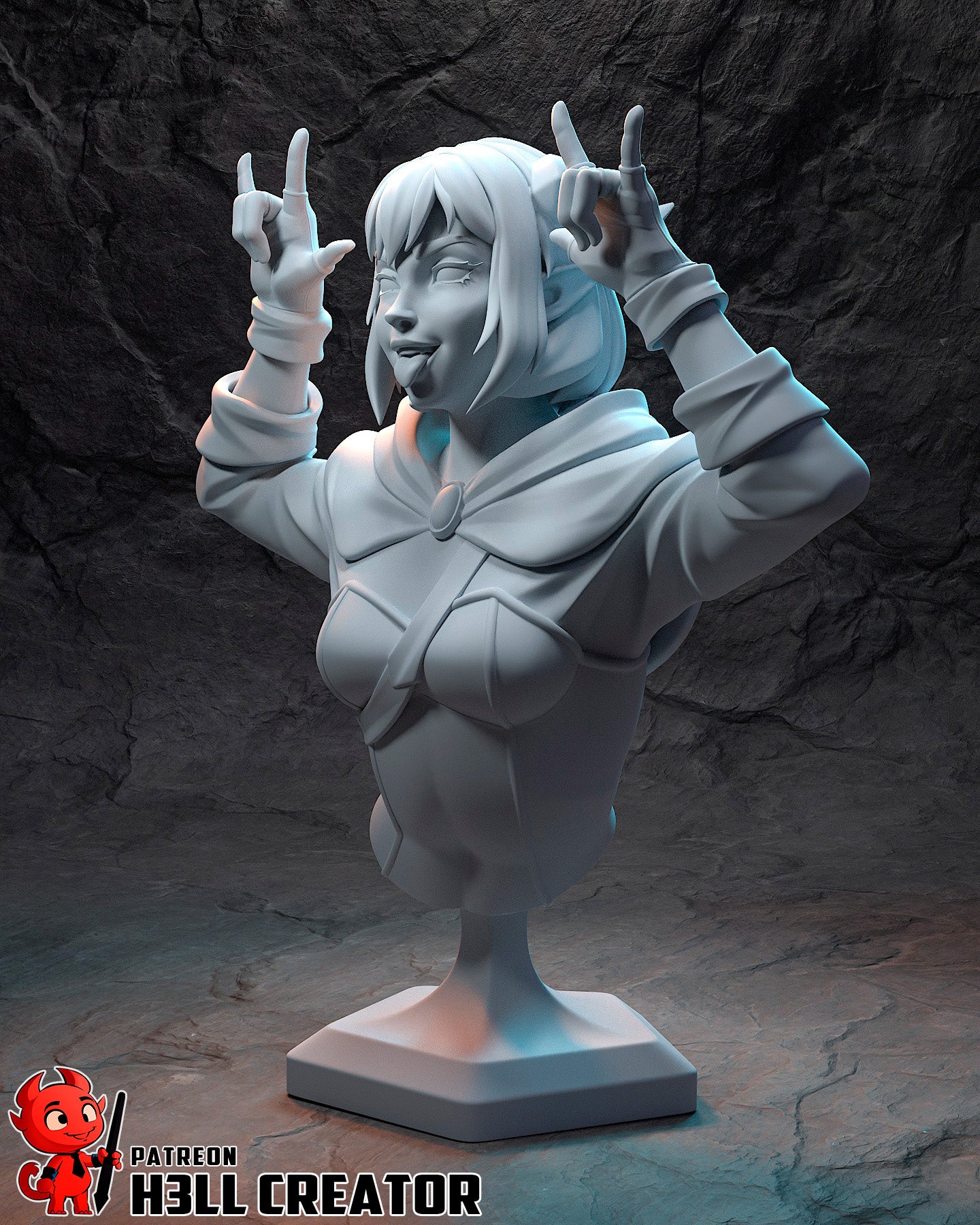 Jester from The Mighty Nein by h3ll creator | High Quality Resin Print | Painted Commissions available! - Sephiknot