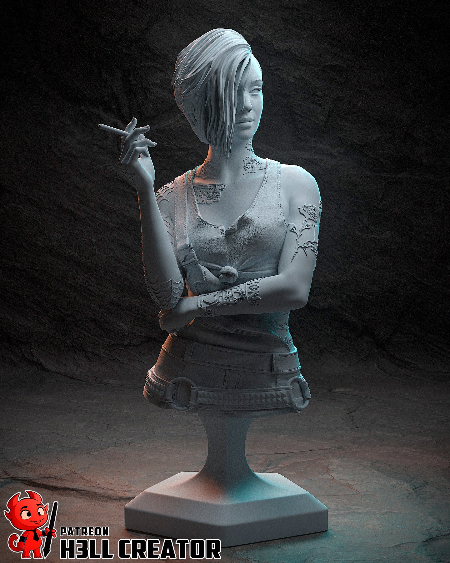 Judy Alvarez from Cyberpunk 2077 by h3ll creator | High Quality Resin Print | Painted Commissions available! - Sephiknot
