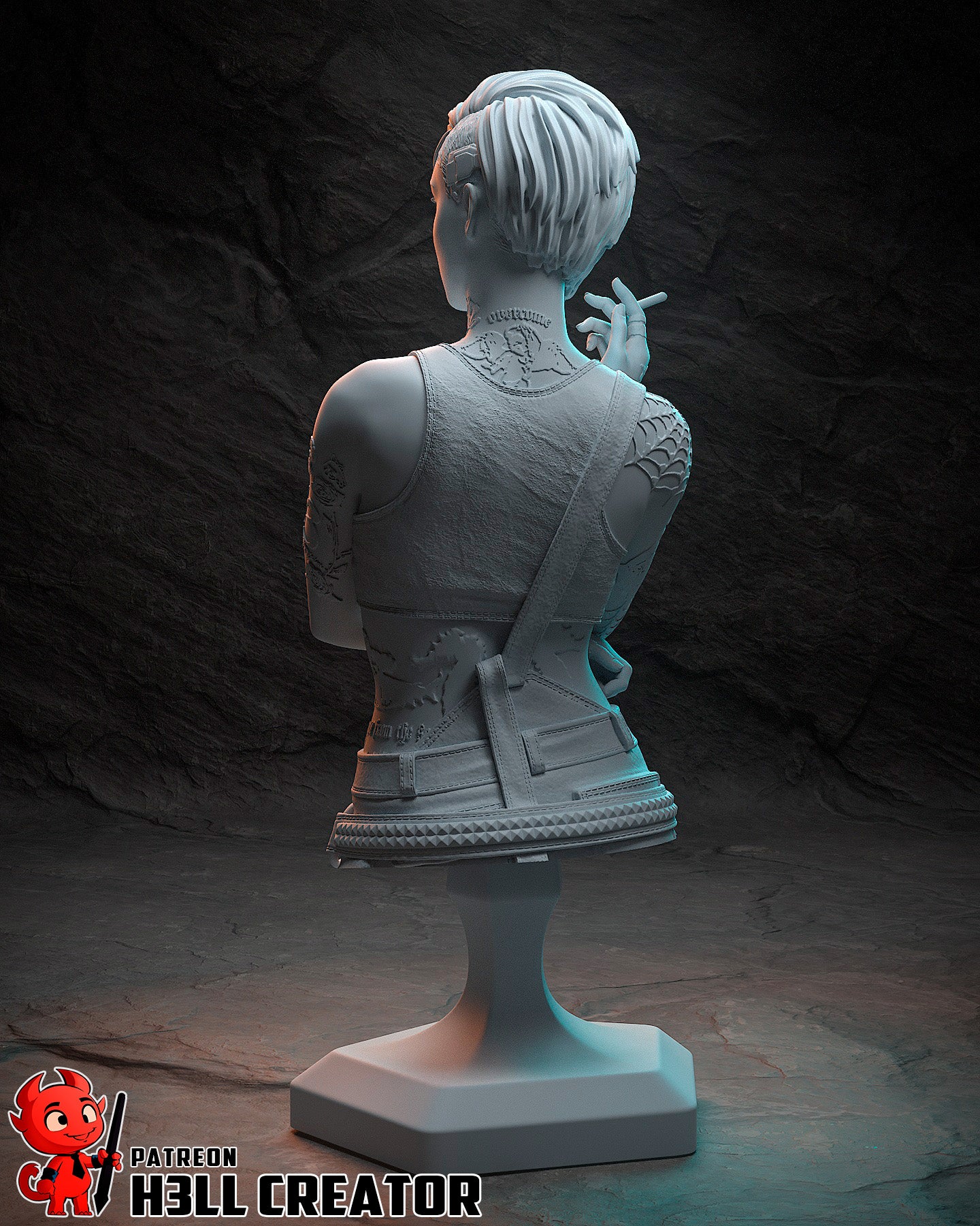 Judy Alvarez from Cyberpunk 2077 by h3ll creator | High Quality Resin Print | Painted Commissions available! - Sephiknot