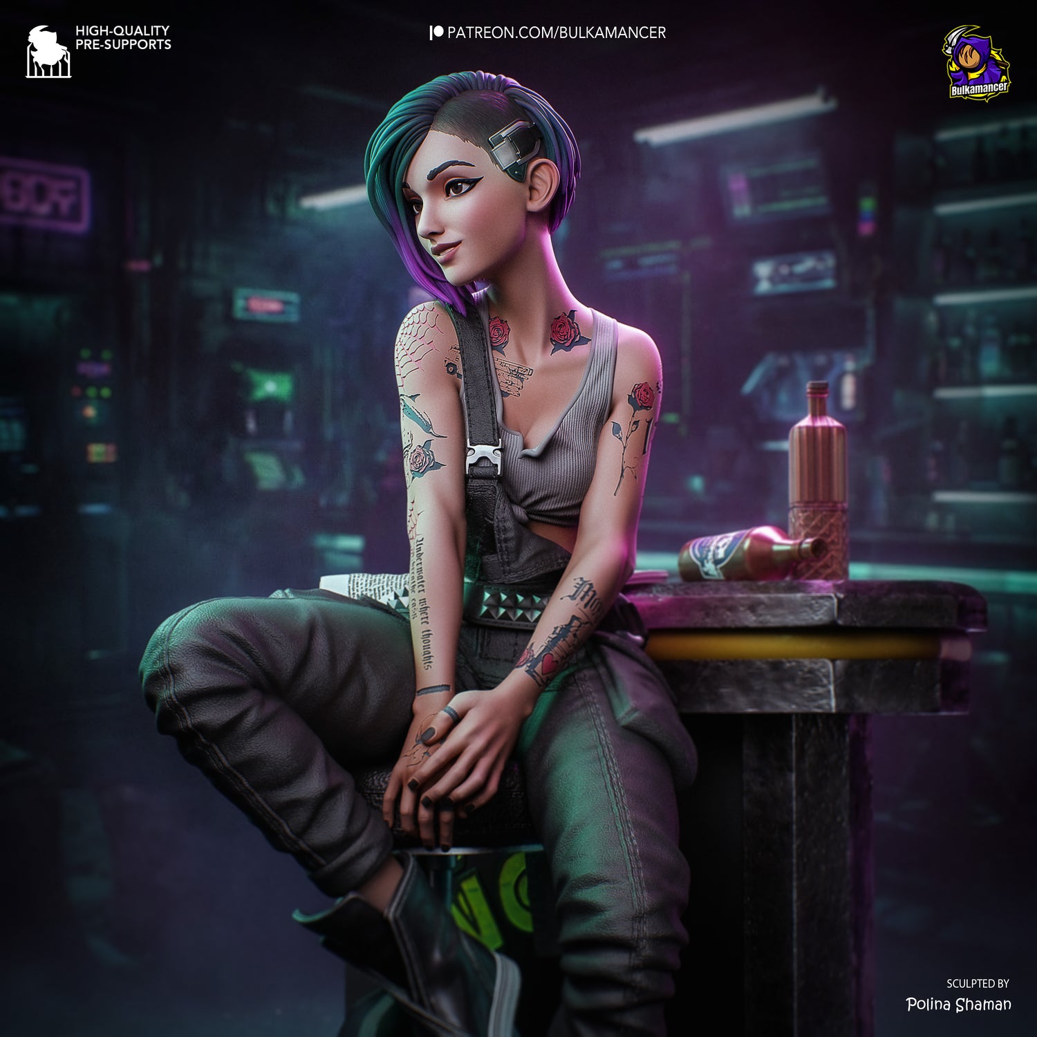 Judy from Cyberpunk 2077 Fan-Made Model by Bulkamancer - Sephiknot
