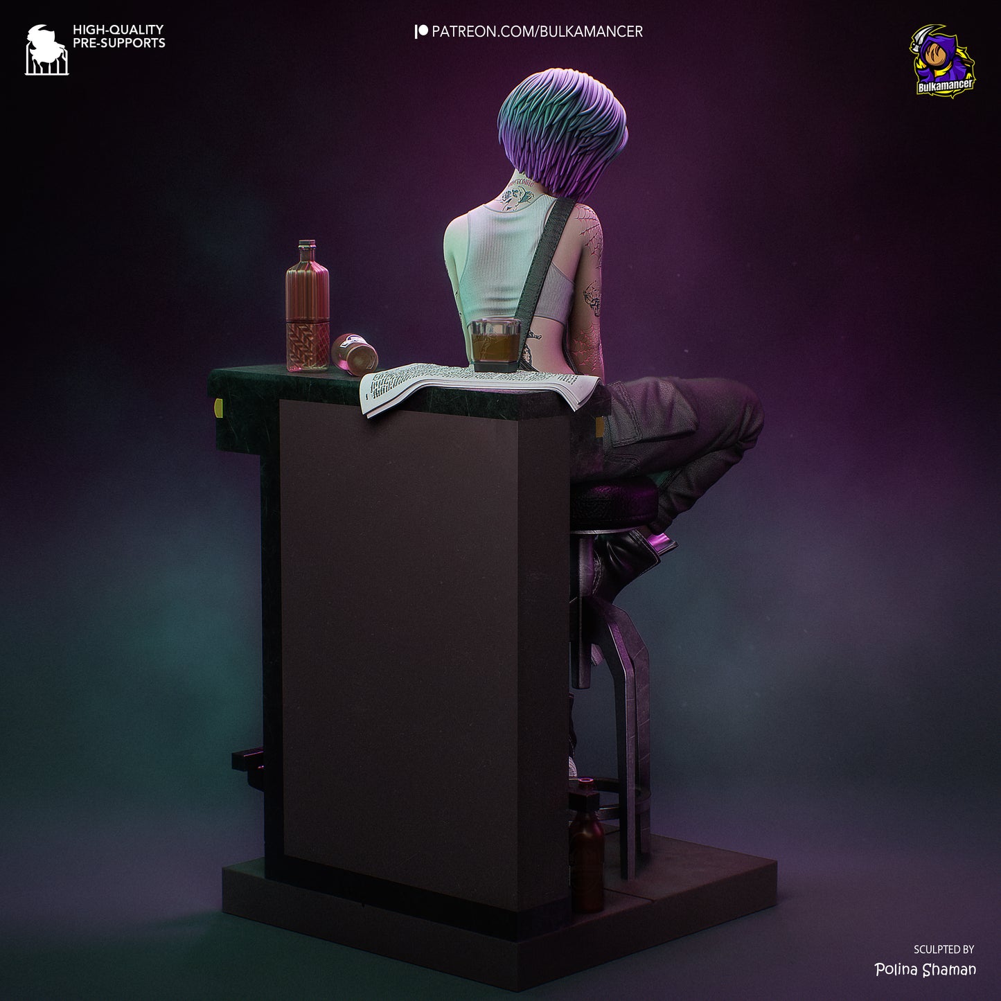 Judy from Cyberpunk 2077 Fan-Made Model by Bulkamancer