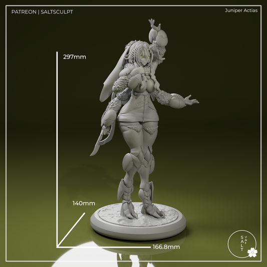 Juniper Actias by SaltSculpts | High Quality Resin Print | Painted Commissions available!