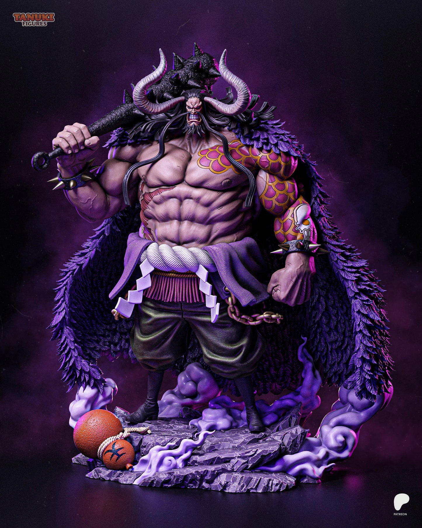 Kaido from One Piece Fan-Made Model by Tanuki Figures