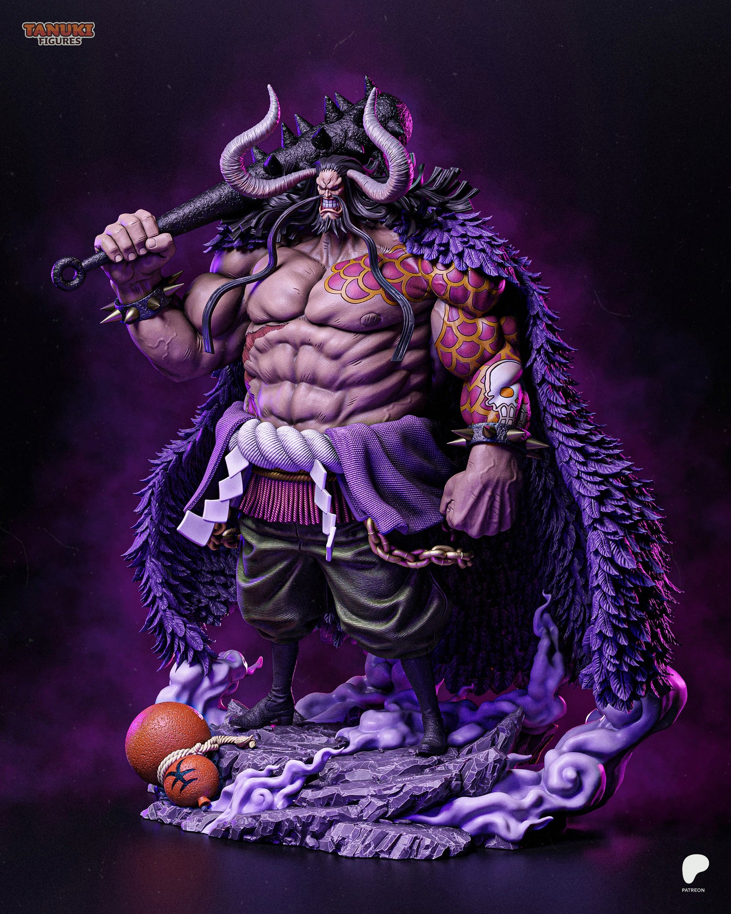 Kaido from One Piece Fan-Made Model by Tanuki Figures