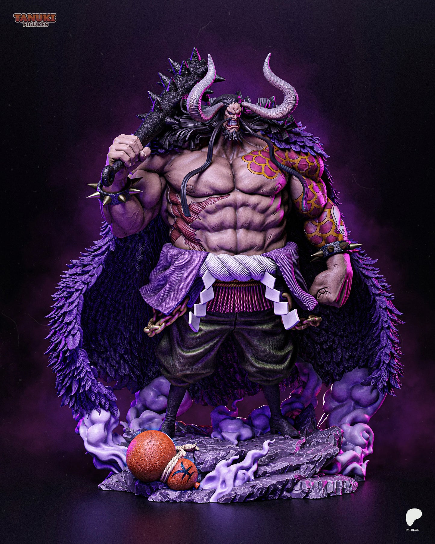 Kaido from One Piece Fan-Made Model by Tanuki Figures