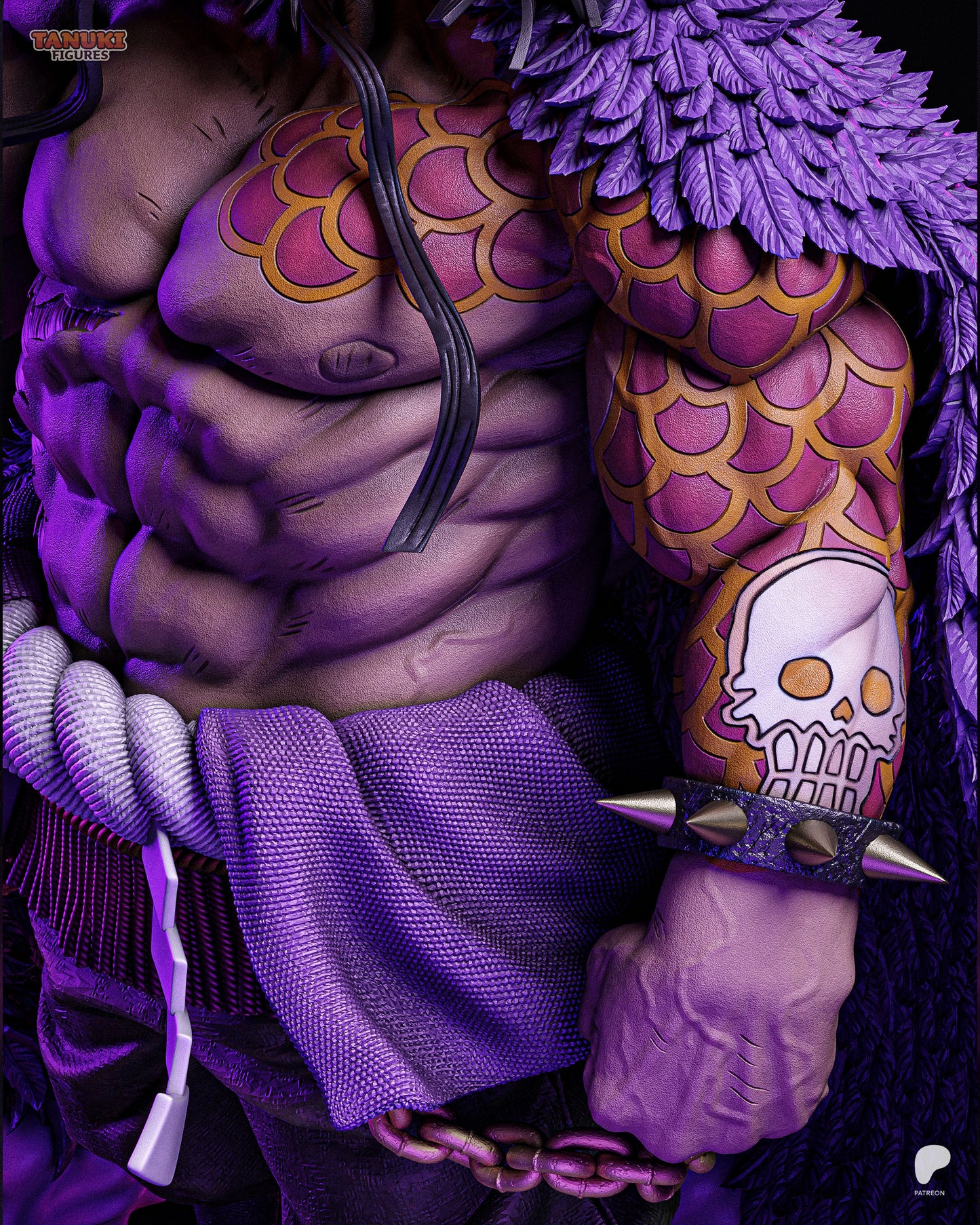 Kaido from One Piece Fan-Made Model by Tanuki Figures