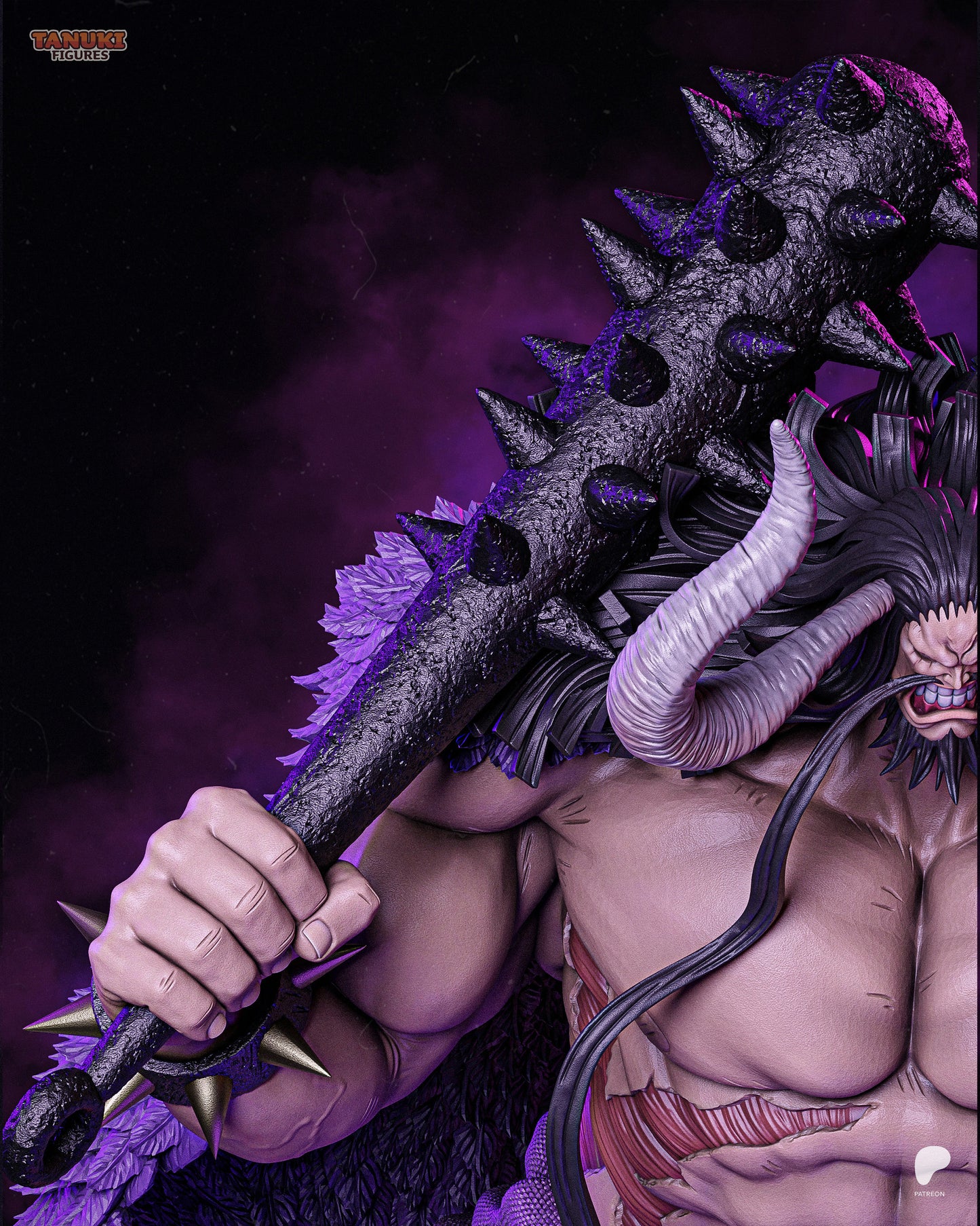 Kaido from One Piece Fan-Made Model by Tanuki Figures