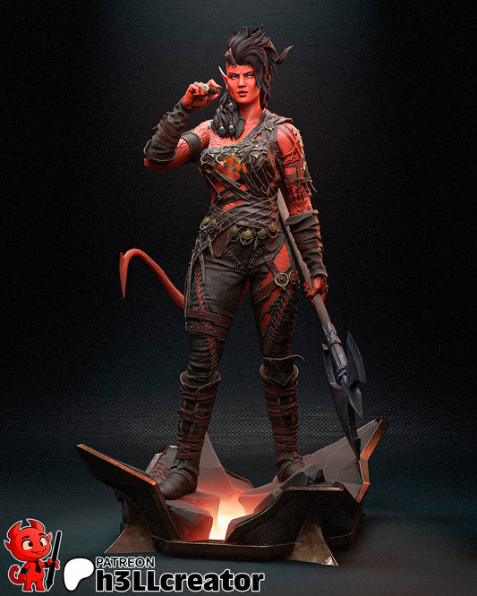 Baldur's Gate 3 Karlach Garage Kit | Fanmade Model by h3llCreator | Barbarian mommy | 3D Printed - Sephiknot