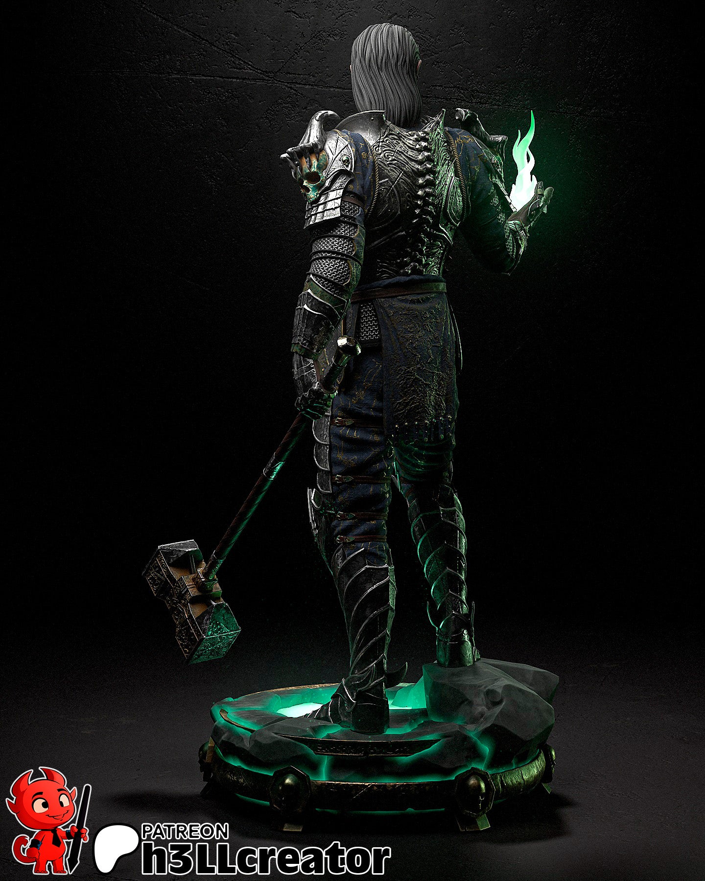 Ketheric Thorm Garage Kit | Fanmade Model by h3llCreator | Baldurs Gate | 3D Printed - Sephiknot