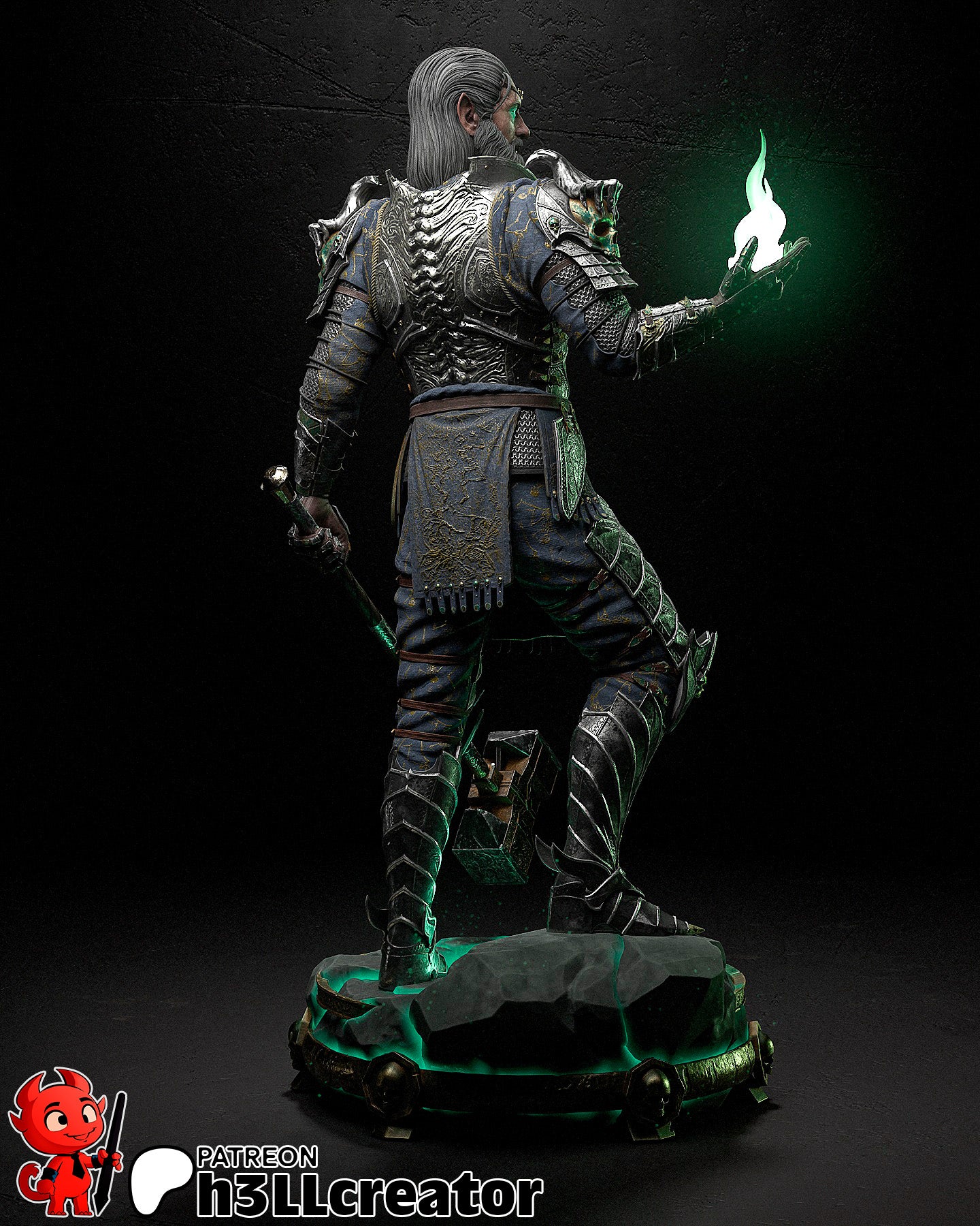Ketheric Thorm Garage Kit | Fanmade Model by h3llCreator | Baldurs Gate | 3D Printed - Sephiknot