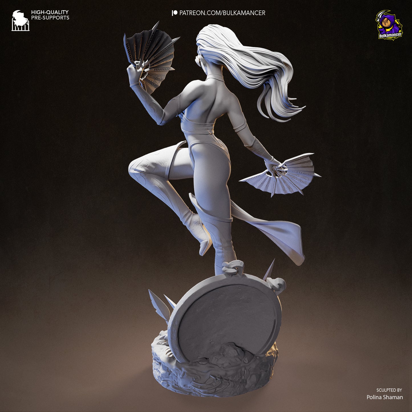 Kitana from Mortal Kombat by Bulkamancer | High Quality Resin Print | Painted Commissions available! - Sephiknot