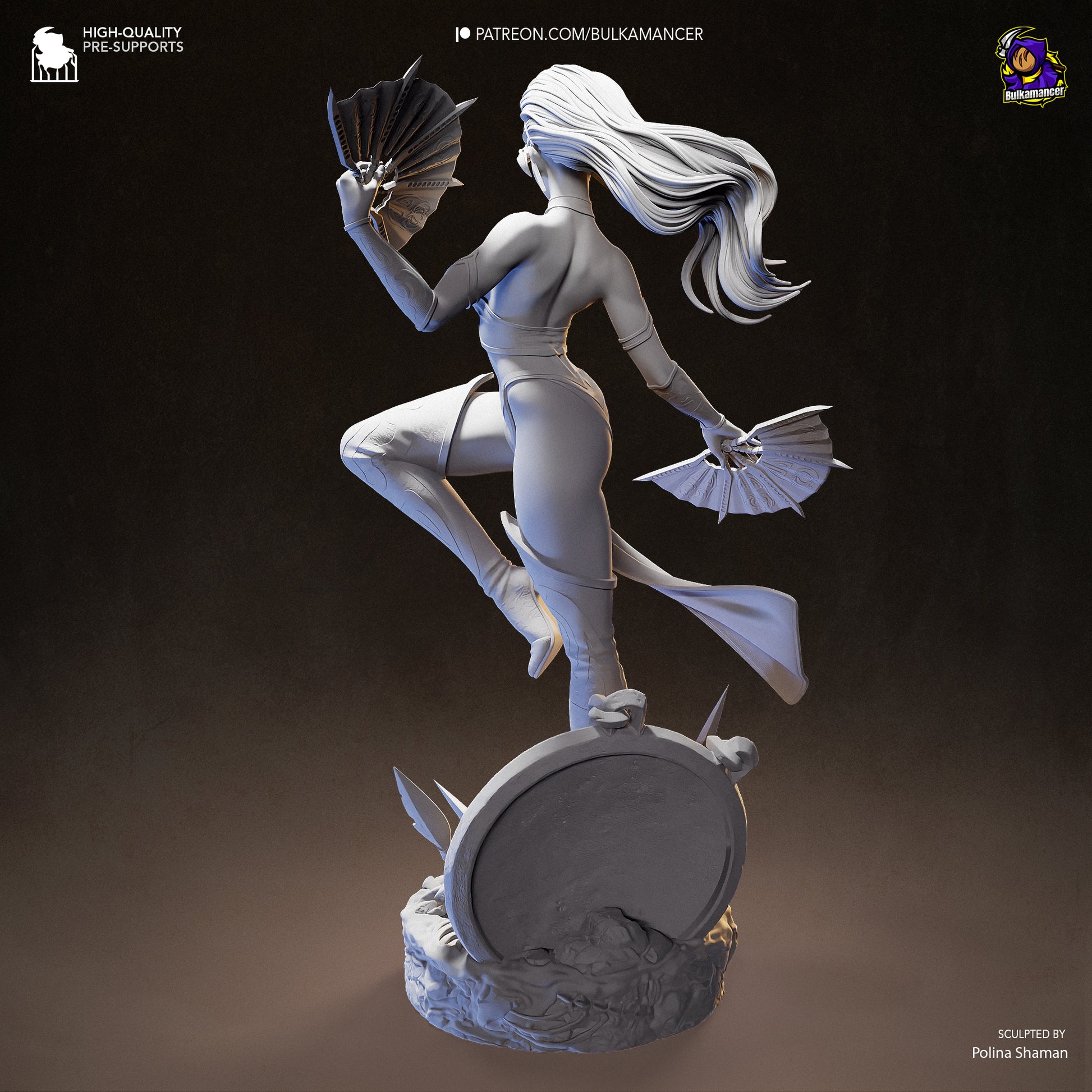 Kitana from Mortal Kombat by Bulkamancer | High Quality Resin Print | Painted Commissions available! - Sephiknot