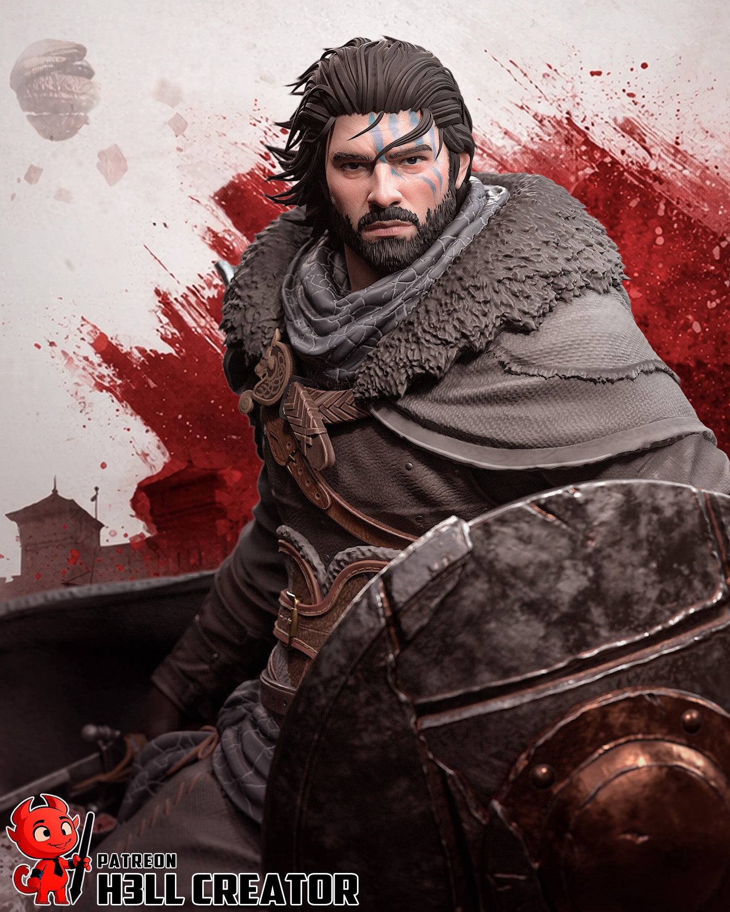 Kliff from Crimson Desert by h3ll creator | High Quality Resin Print | Painted Commissions available - Sephiknot