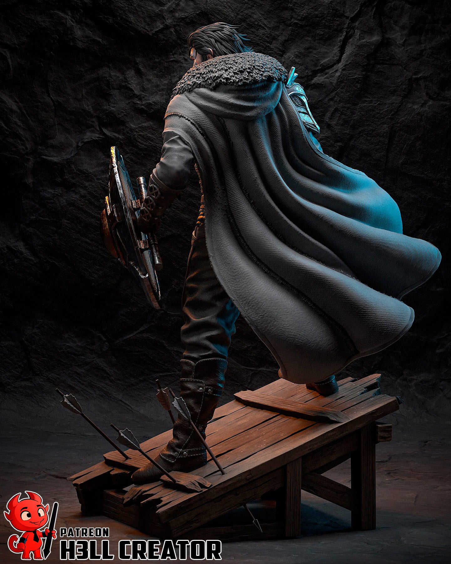 Kliff from Crimson Desert by h3ll creator | High Quality Resin Print | Painted Commissions available - Sephiknot