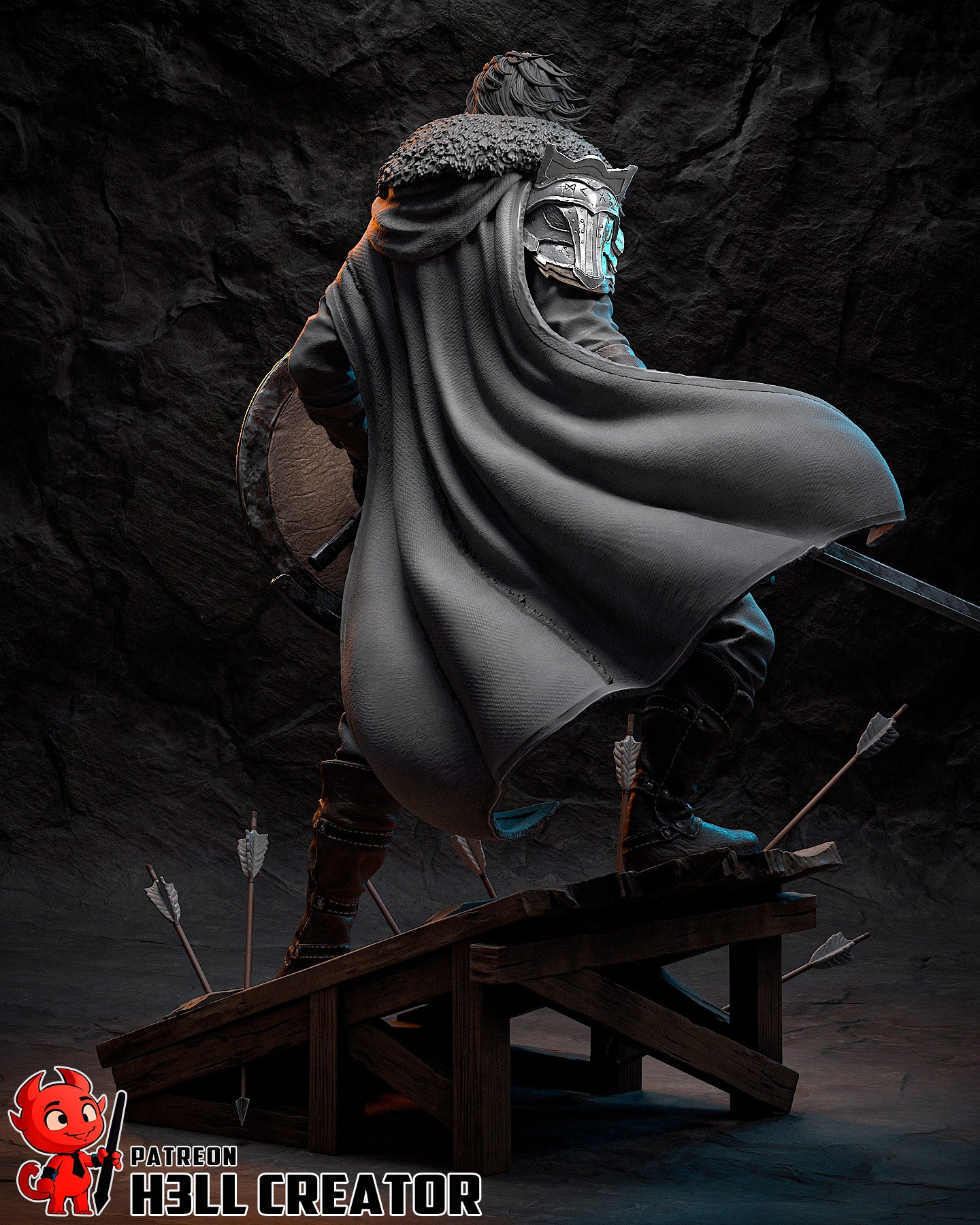 Kliff from Crimson Desert by h3ll creator | High Quality Resin Print | Painted Commissions available - Sephiknot